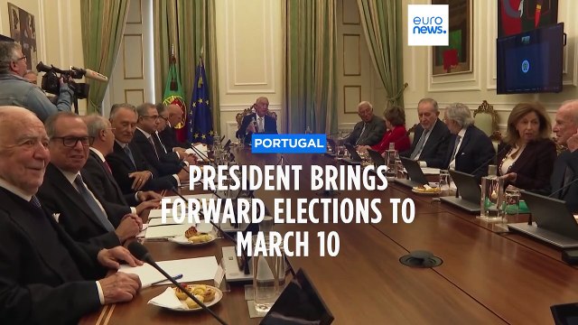 Portugal's president dissolves parliament and calls an early election after prime minister quit