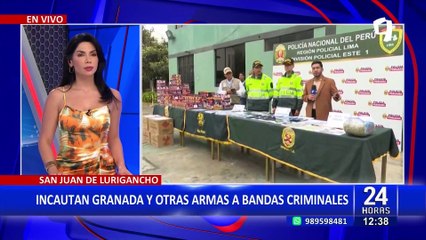 SJL: intervienen a conductor de vehículo con una granada debajo del asiento de copiloto