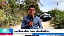 Localizan siete fosas clandestinas en Jalisco