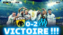  SARR et MBEMBA offrent la victoire à l'OM face à l'AEK ATHÈNES (0-2) !