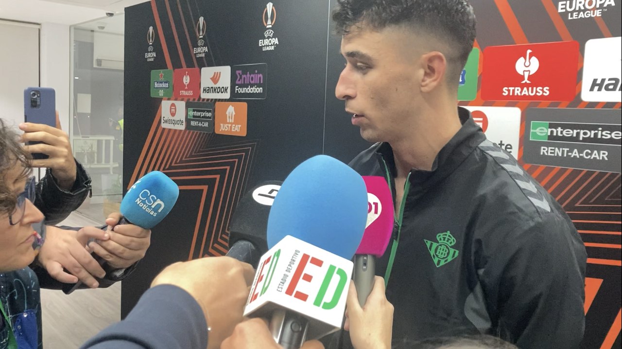 Marc Roca, en sala de prensa