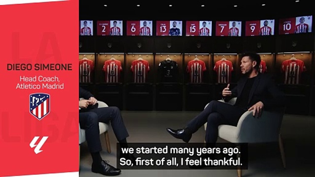 Simeone thanks Atletico backroom staff after contract extension