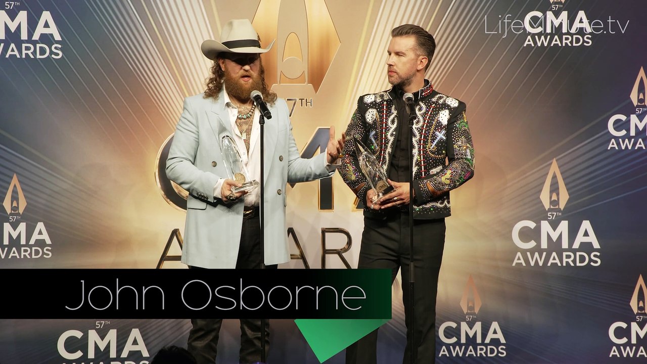 Brothers Osborne Say "This is Our Moment" After Scoring CMAs Vocal Duo of the Year Award