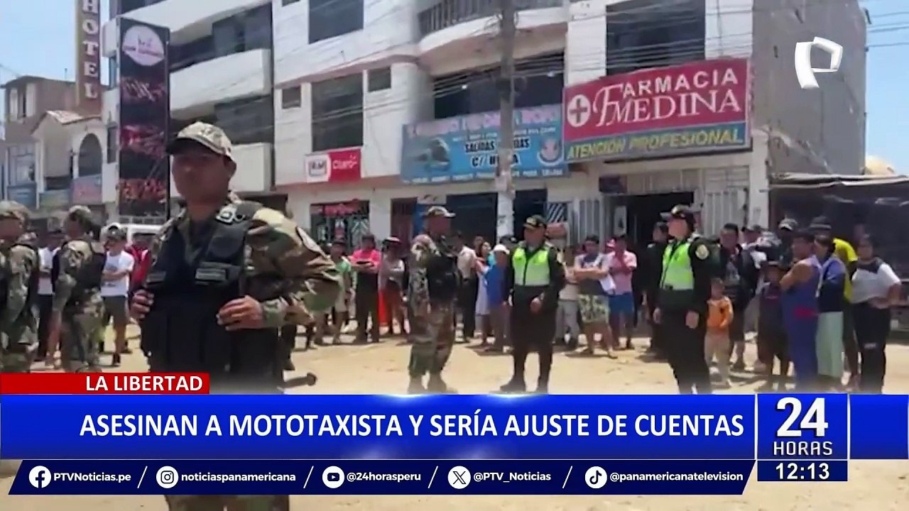 La Libertad: A plena luz del día asesinan a mototaxista por presunto ajuste de cuentas