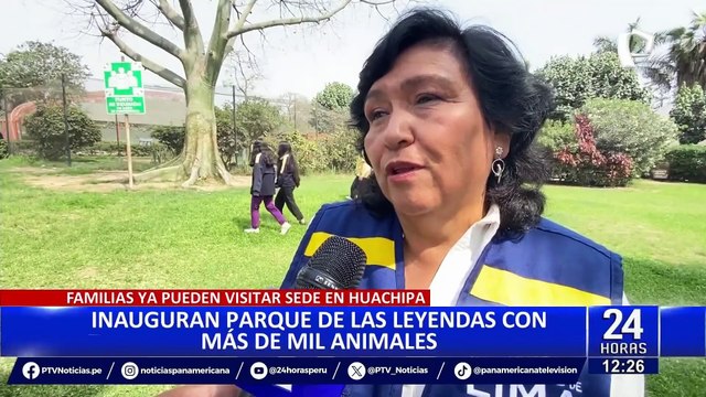 Huachipa: inauguran parque de las leyendas con más de mil animales