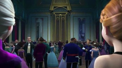 Anna and Elsa Reunite at a Party - Frozen