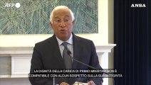 Portogallo, il premier Antonio Costa si dimette in diretta tv