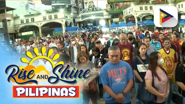 Mga deboto, maagang nagsimba sa Quiapo Church ngayong Biyernes