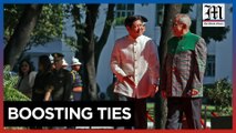 Marcos welcomes Ramos-Horta in Malacanang