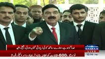 breaking news Sheikh Rashid media ke sath guftgu karte hue ki Ham kal bhi army  ke sath the Aaj Bhi army  Ke Sath Han