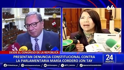 Caso 'Mochasueldos': Fiscal de la Nación presenta denuncia constitucional contra María Cordero