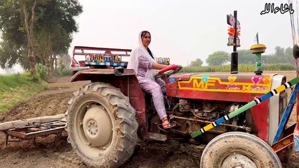 Village Desi Girl Tractor Driver _ Village life vlog