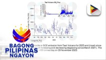 Mataas na sulfur dioxide emission mula sa Bulkang Taal, naitala ng Phivolcs