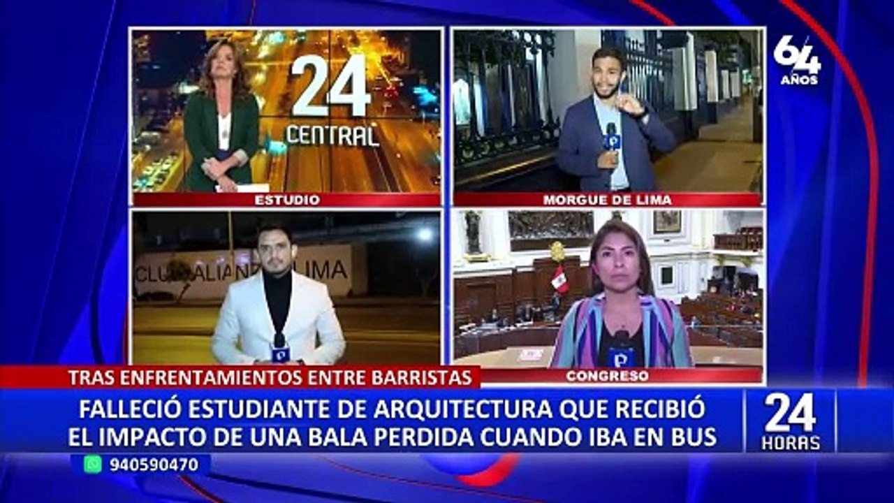 SJM: fallece joven baleado por presuntos barristas