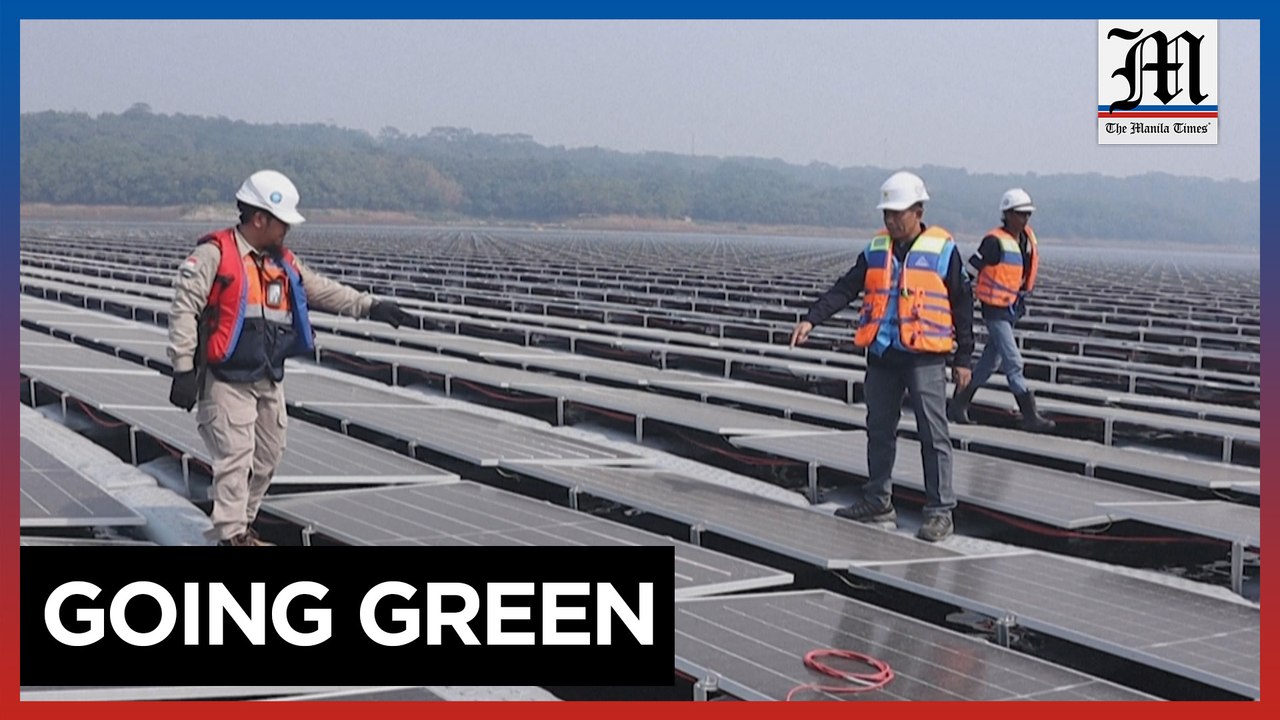 Indonesia inaugurates Southeast Asia's largest floating solar farm