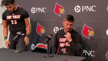 Louisville RB Isaac Guerendo, QB Jack Plummer Postgame Presser vs. Virginia (11/9/23)