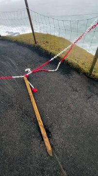 High Winds Redirect Waterfall