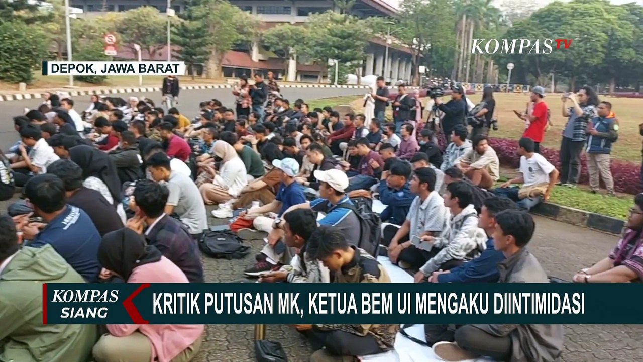 Kritik Putusan MK, Ketua BEM UI Ngaku Keluarganya Diintimidasi