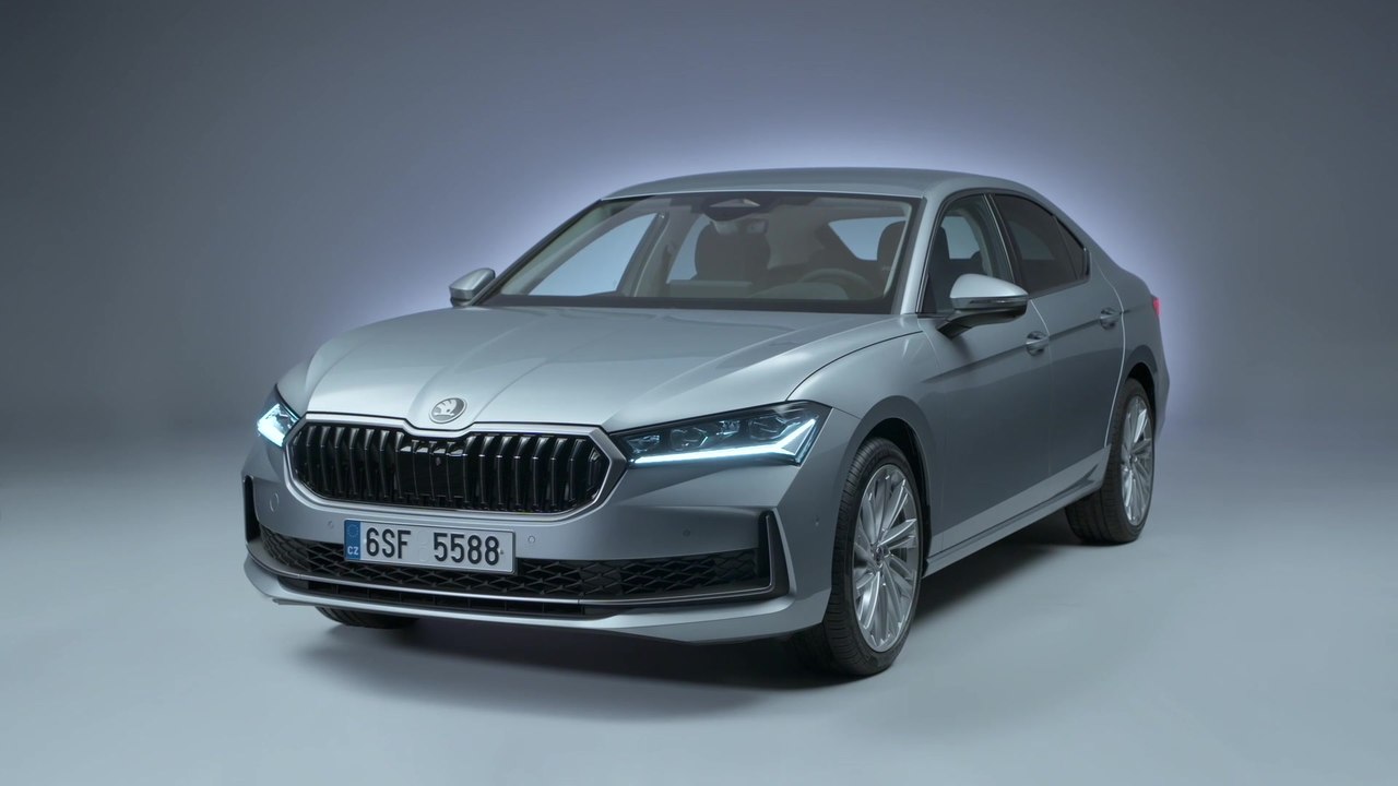 Der neue Skoda Superb - Neue Modern Solid-Designelemente, verbesserte Aerodynamik und skulpturales Design