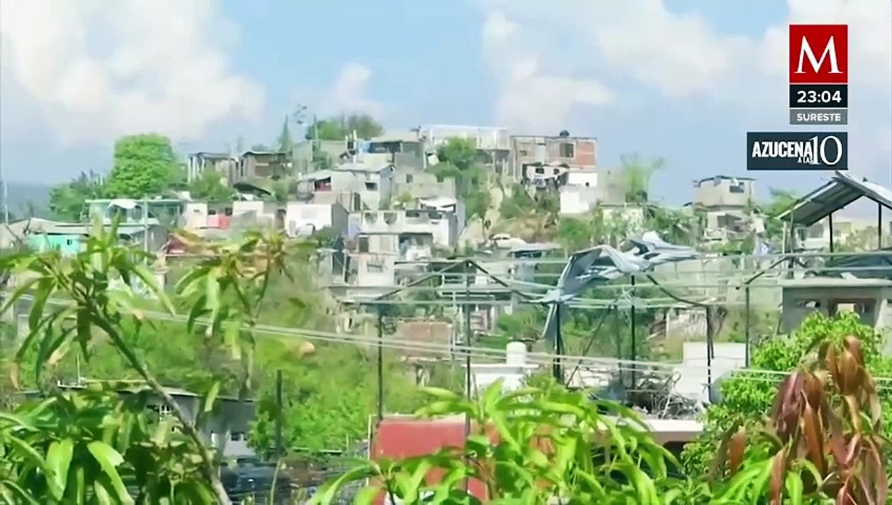 Miles de hogares continúan inhabitables tras el paso del huracán Otis en Acapulco