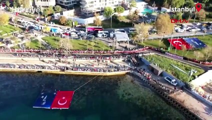Kadıköy'de 10 Kasım... Saat 09.05'te saygı duruşu