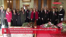 Gazi Mustafa Kemal Atatürk, vefatının 85'inci yıl dönümünde Dolmabahçe Sarayı'nda anıldı