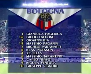 Bologna FC vs. Galatasaray SK Maçın tamamı  UEFA Kupası 1999-2000   32. Tur, 1. maç   Renato dall'Ara (Bologna)   23 Kasım 1999
