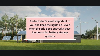 Keep Calm During The Storm With The Best Solar Battery Storage System