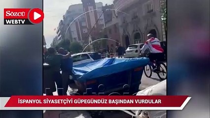 İspanyol siyasetçiyi güpegündüz başından vurdular