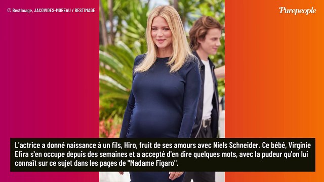Ma fille m'a appris que... : Virginie Efira maman à 46 ans d'un petit Hiro, ses erreurs qu'elle ne veut pas reproduire