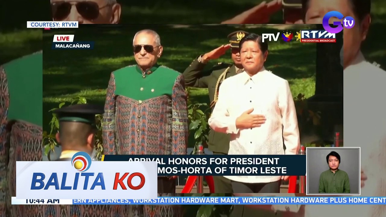 Timor-Leste Pres. José Ramos-Horta, nasa Pilipinas para sa isang State Visit | BK