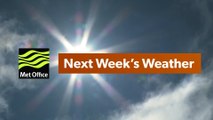 Next week’s weather: Westerly winds will bring showers but temperatures are to sit above average