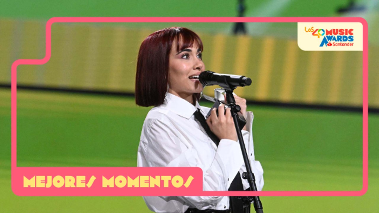 Aitana, premio a Mejor Videoclip por 'LAS BABYS' con outube | LOS40 Music Awards 2023