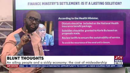 An ailing people and a sickly economy: the cost of misleadership | Blunt Thoughts