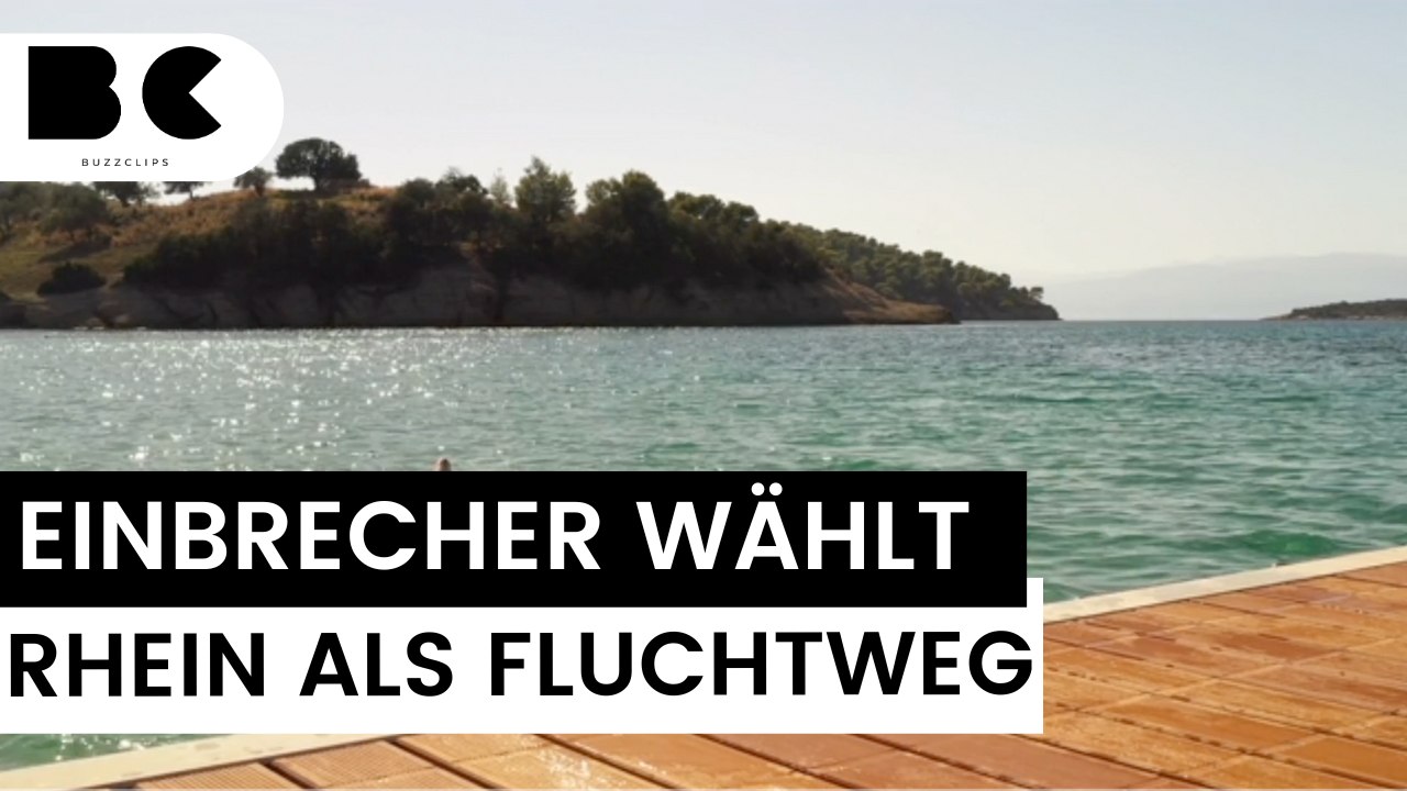 Einbrecher flüchtet vor Polizei - in den Rhein