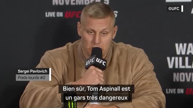 UFC 295 - Pavlovich : Aspinall est un gars très dangereux