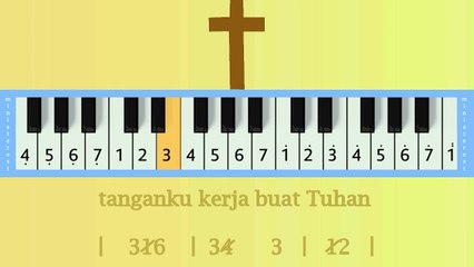 TANGANKU KERJA BUAT TUHAN: PIANIKA ❲MELODICA❳ TUTORIAL | LAGU ROHANI
