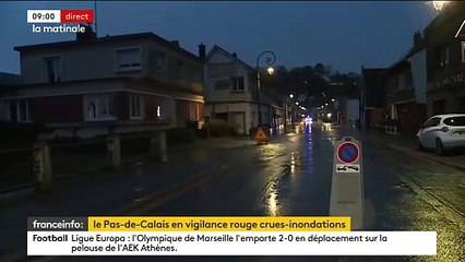 Météo - Le Pas-de-Calais évalue ce matin l'étendue des dégâts après une nuit de pluies torrentielles: Rivières en crues, rues inondées, maisons endommagées - VIDEO