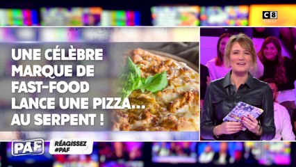 Une célèbre marque de fast-food lance une pizza au serpent !
