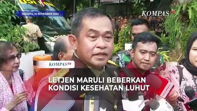Maruli Simanjuntak Beberkan Kondisi Kesehatan Luhut Binsar Pandjaitan
