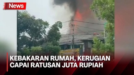 Kebakaran Rumah di Pemukiman Padat Penduduk Kemayoran, Kerugian Capai Ratusan Juta