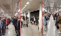 Ekrem İmamoğlu paylaştı İstanbul metrolarında 09.05