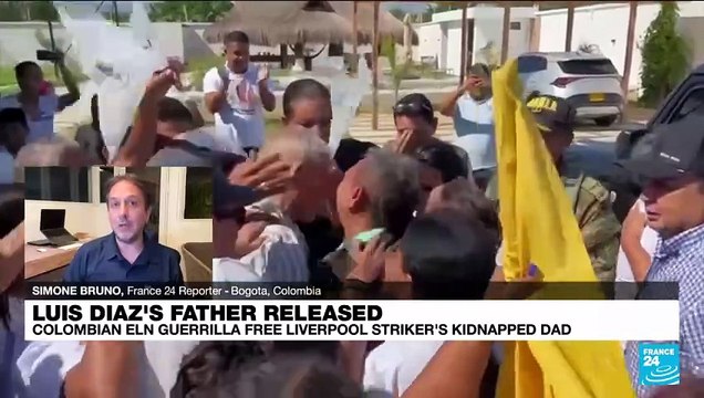 Colombian guerrillas free Liverpool striker Luis Diaz's kidnapped dad