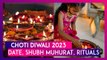 Choti Diwali 2023: Date, Abhyanga Snan Muhurat & Significance Of This Festive Before Lakshmi Puja