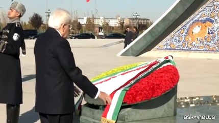 Mattarella in Uzbekistan, incontra il presidente Mirziyoyev