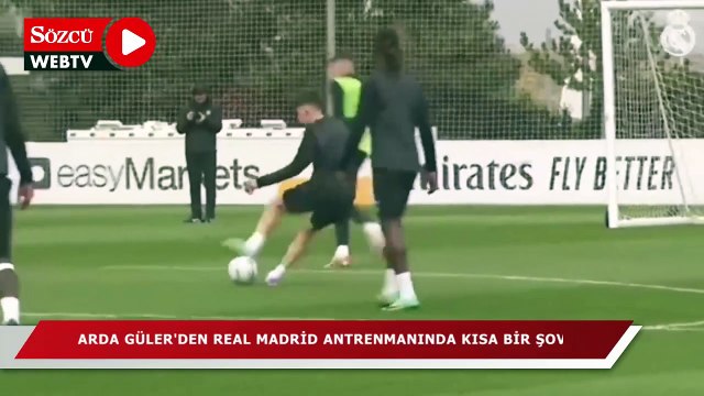 Arda Güler, Real Madrid antrenmanında şov yapmıştı