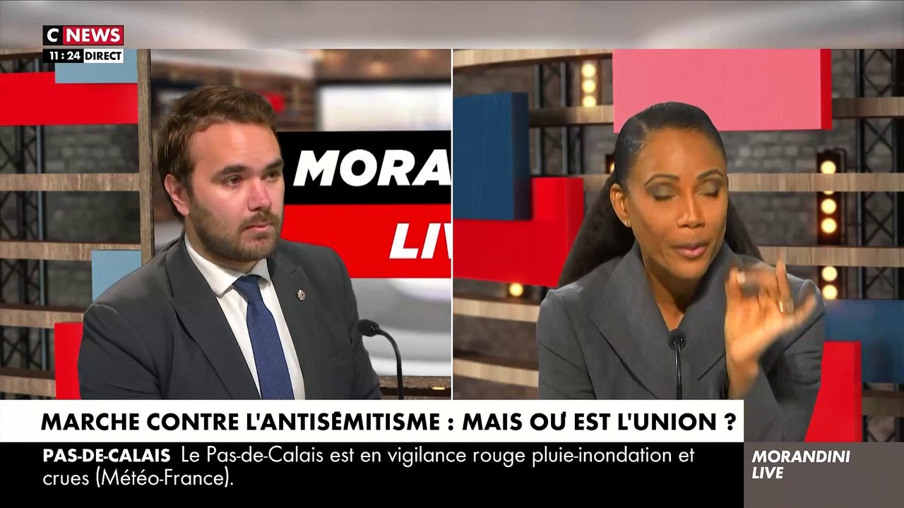 Marche contre l'antisémitisme - Le gros coup de gueule de Christine Kelly dans "Morandini Live": "Arrêtez avec vos bisbilles politiques ! Rassemblez-vous, mettez de l'ordre dans le pays, protégez les juifs" - Regardez