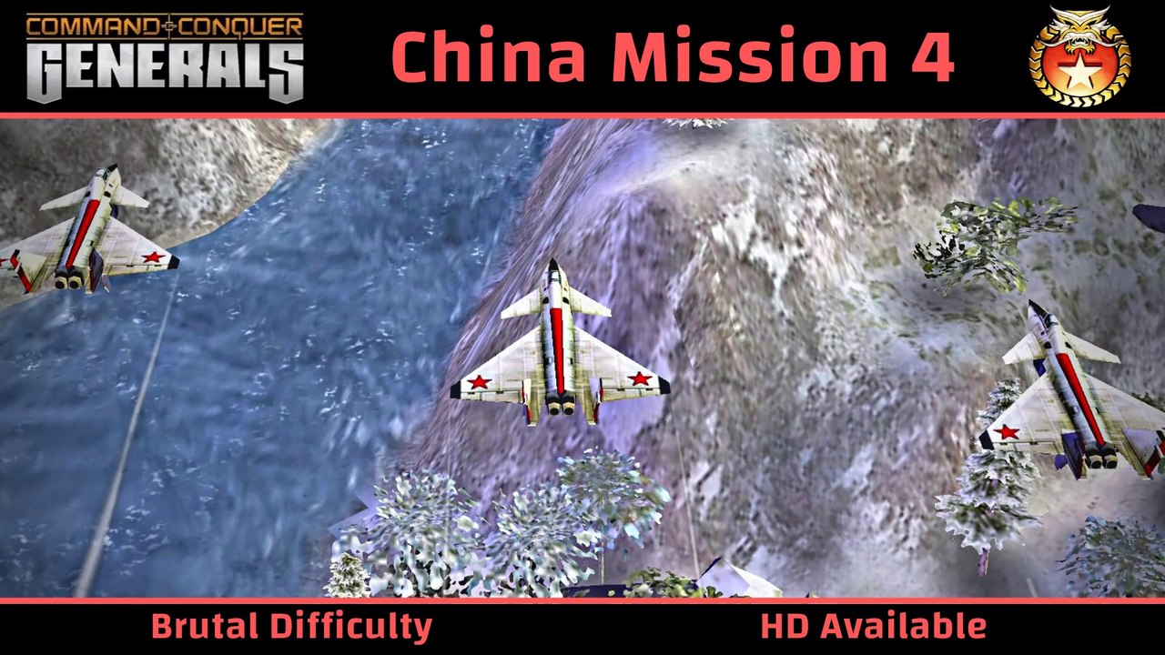 How to Beat C&C Generals China Mission 4: Broken Alliances - Brutal - HD