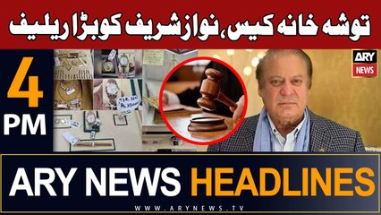 ARY News 4 PM Headlines 10th November 2023 | Nawaz Sharif ko bara relief