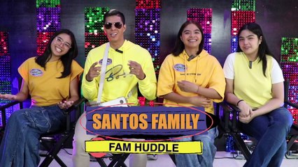 Family Feud: Fam Huddle with Santos Family | Online Exclusive